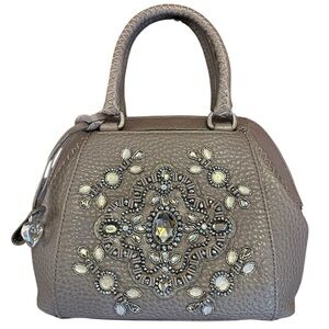 Brighton Czarina Putty Elegant Embellished Handbag